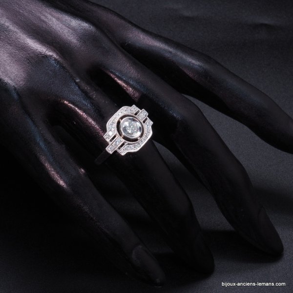 Bague art on sale deco ancienne